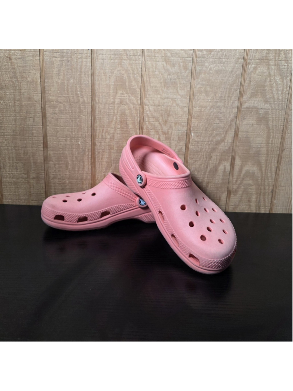 Crocs Unisex Classic Clog Slip On Rose Pink Women’s Size 10 Men’s Size 8 Shoes